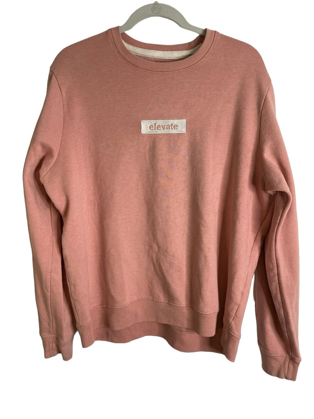 San Francisco Work Shirts Elevate Sweatshirt Crewneck Pullover Pink Size Large